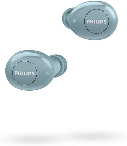 Philips T2205 In-ear True Wireless Headphones with IPX4 Splash Resistant, Super-small Portable Charging Case, Built-in Microphone, Up to 12 Hours (4+8) Playtime, Works with Voice Assistants, TAT2205BK in Saudi Arabia