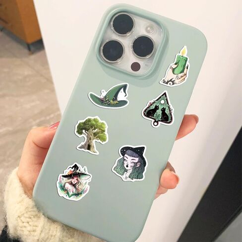 100 قطعة من ملصقات ساحرة الغابة، ملصقات الرسوم المتحركة العتيقة لقارورة المياه وزجاجات المياه وسجل القصاصات والكمبيوتر المحمول والكمبيوتر ولوح التزلج، ملصقات فينيل مقاومة للماء للمراهقين والبالغين in Kuwait