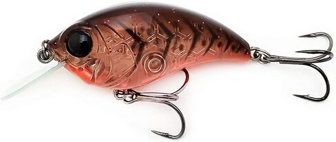Bill Lewis Lures Lifelike SB-57 3/8 OZ. MDJ Series Squarebill Crankbait Fishing Lure with Mustad Triple Grip Hooks, Rayburn RED Craw in Saudi Arabia