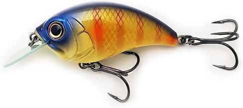 Bill Lewis Lures Lifelike SB-57 3/8 OZ. MDJ Series Squarebill Crankbait Fishing Lure with Mustad Triple Grip Hooks, Rayburn RED Craw in Saudi Arabia