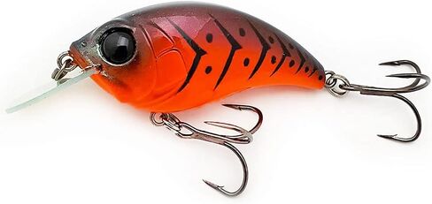 Bill Lewis Lures Lifelike SB-57 3/8 OZ. MDJ Series Squarebill Crankbait Fishing Lure with Mustad Triple Grip Hooks, Rayburn RED Craw in Saudi Arabia