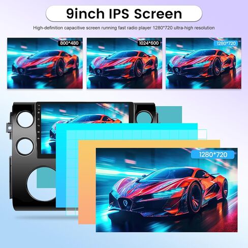 [8 Core 4+64G] Android 13 Car Radio for Toyota FJ Cruiser 2007-2014 - Wireless Carplay and Android Auto - 9 Inch 1280 * 720 IPS Touch Screen Car Stereo - DSP 32 EQ/GPS/WiFi/SWC + AHD Backup Camera in Saudi Arabia