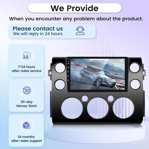 [8 Core 4+64G] Android 13 Car Radio for Toyota FJ Cruiser 2007-2014 - Wireless Carplay and Android Auto - 9 Inch 1280 * 720 IPS Touch Screen Car Stereo - DSP 32 EQ/GPS/WiFi/SWC + AHD Backup Camera in Saudi Arabia