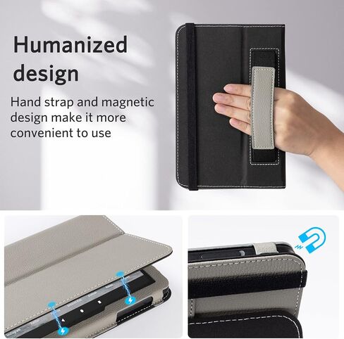 CoBak Case for All-New Amazon Kindle Fire 7 Tablet 12th Generation (2022 Release) - Premium PU Leather Slim Folding Stand Shell Multiple Viewing Angles Cover with Auto Wake/Sleep in Saudi Arabia