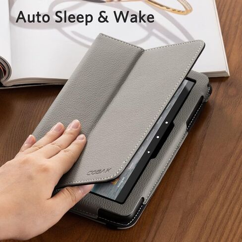 CoBak Case for All-New Amazon Kindle Fire 7 Tablet 12th Generation (2022 Release) - Premium PU Leather Slim Folding Stand Shell Multiple Viewing Angles Cover with Auto Wake/Sleep in Saudi Arabia
