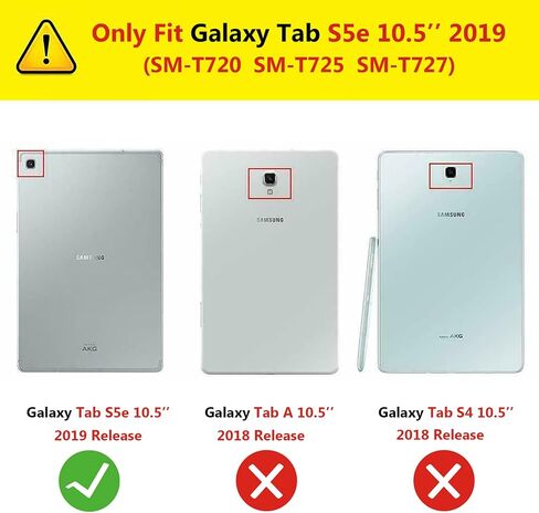 Case for Samsung Galaxy Tab S5e 10.5 inch 2019 (SM-T720 SM-T725 SM-T727), PU Leather Soft Silicone Back Cover Card Holder Stand Case, with Stylus Pen,Screen Film (Tree Purple) in Saudi Arabia