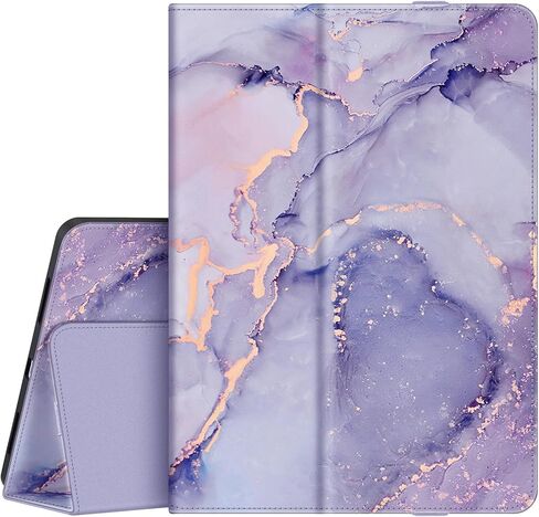 Fintie Folio Case for iPad Air 11-inch M2 (2024), iPad Air 5th Generation (2022) / iPad Air 4th Gen (2020) 10.9 Inch - Premium Vegan Leather Smart Stand Back Cover with Pencil Holder, Lilac Marble in Saudi Arabia