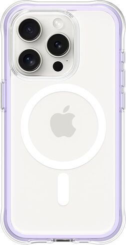 جراب ORNARTO لهاتف iPhone 16 Pro، شفاف، مناسب لـ MagSafe، وردي in Saudi Arabia