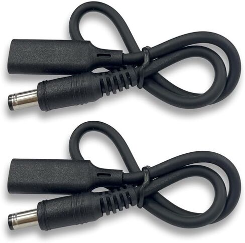 USB C إلى DC 5.5 مم سلك شحن الطاقة، 0.98 قدم USB-C أنثى مدخل إلى DC 5.5 * 2.1 مم كابل محول مصنوع لكاميرا IP CCTV كاميرا مراقبة أمنية LED شريط DVR راوتر فاتورة الطابعة، 2 حزمة in Saudi Arabia