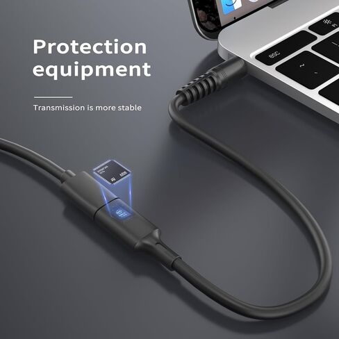 USB C إلى DC 5.5 مم سلك شحن الطاقة، 0.98 قدم USB-C أنثى مدخل إلى DC 5.5 * 2.1 مم كابل محول مصنوع لكاميرا IP CCTV كاميرا مراقبة أمنية LED شريط DVR راوتر فاتورة الطابعة، 2 حزمة in Saudi Arabia