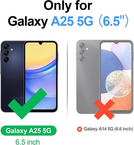 Antsturdy متوافق مع محفظة Samsung Galaxy A25 5G مع حامل بطاقات للنساء والرجال، جراب هاتف RFID بلوك من جلد البولي يوريثان، غطاء مقاوم للصدمات مع حزام بسحاب وفتحات لبطاقات الائتمان، أحمر خمري in Kuwait