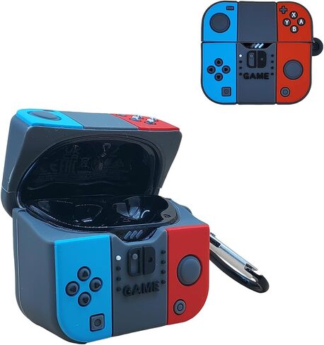 SKPY Case Compatible with JBL Tune Flex, Cute Cartoon Silicone Protective Cover, Gift for Boys Men Girls (Game) in Saudi Arabia