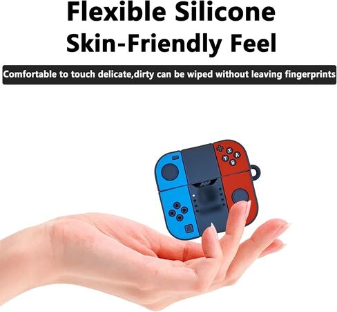 SKPY Case Compatible with JBL Tune Flex, Cute Cartoon Silicone Protective Cover, Gift for Boys Men Girls (Game) in Saudi Arabia