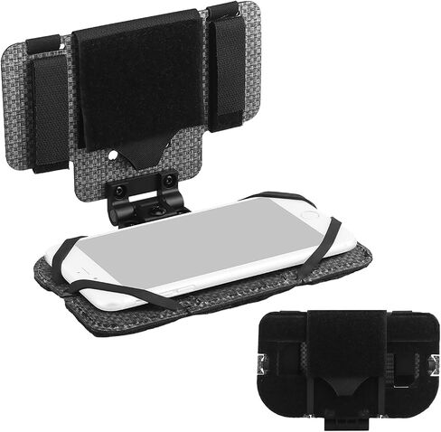 Tactical Plate Carrier MOLLE Vest Phone Holder Universal Cell Phone Chest Mount Pouch Adjustable Foldable Navigation Phone Board Attachment for 4.7"-6.7" Outdoor Sports Military (Camo) in Kuwait