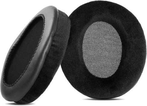 TaiZiChangQin RS140 RS130 وسائد الأذن بديلة وسائد الأذن متوافقة مع سماعة الرأس Sennheiser RS140 HDR140 RS130 HDR130 قطيفة سوداء in Saudi Arabia