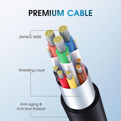 Starlink Gen 2 Cable, Satellite Replacement Standard V2 Cable 23M/75FT Waterproof Starlink Accessories Outdoor Stable Network Supply - Gray in Saudi Arabia