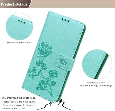 حافظة NB لهاتف iPhone SE 2020، حافظة iPhone 7 Flip، حافظة محفظة iPhone 8 زهرية للنساء والفتيات، حافظة iPhone SE 2022 جلدية مغناطيسية مع غطاء حامل بطاقة iPhone SE2020/7/8/SE2022 4.7 بوصة بني in Kuwait