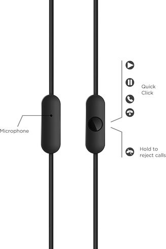 1MORE P10 Piston Fit سماعات أذن سلكية مع موصل USB-C، سماعات داخل الأذن مع ميكروفون، عزل الضوضاء، زر التحكم، سماعات أذن سلكية متينة لهاتف iPhone 15 Pixel 8 Oneplus in Kuwait