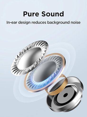 1MORE P10 Piston Fit سماعات أذن سلكية مع موصل USB-C، سماعات داخل الأذن مع ميكروفون، عزل الضوضاء، زر التحكم، سماعات أذن سلكية متينة لهاتف iPhone 15 Pixel 8 Oneplus in Kuwait