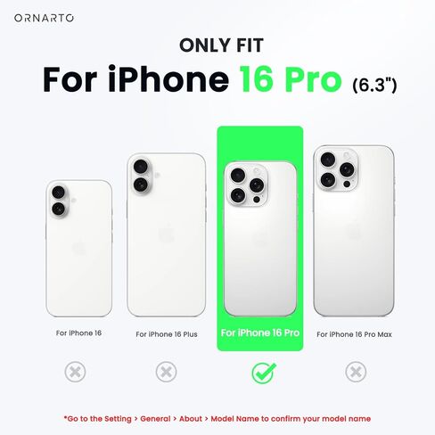 حافظة ORNARTO لهاتف iPhone 16 Pro، متوافقة مع MagSafe، غطاء قزحي الألوان ثلاثي الأبعاد، حافظة هاتف قوس قزح واقية مغناطيسية مقاومة للصدمات لهاتف iPhone 16 Pro 6.3"-Sunset in Saudi Arabia
