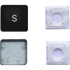 Replacement Individual AP11 Type S Key Cap and Hinge for MacBook Pro Model A1425 A1502 A1398 for MacBook Air Model A1369/A1466 A1370/A1465 Keyboard to Replace The S KeyCap and Hinge