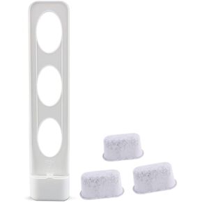 Replacement Parts Water Filter Holder with 3 Pack Charcoal Water Filters,Compatible with cuisinart Coffee Maker (black)