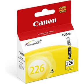 Canon CLI-226 أصفر متوافق مع طابعات iP4820، iP4920، iX6520، MG5120 CANON حصريًا، MG5320، MG5520، MG8120/MG6120، MG8220/MG6220، MX882، MX892/MX472
