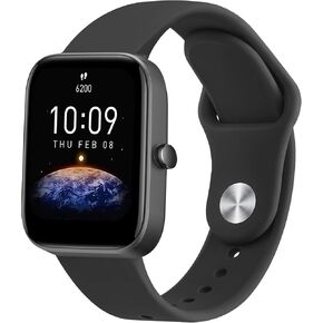 أساور Wanme لـ Amazfit Bip 3 / Bip 3 Pro / Bip U Pro / Bip / Bip Lite / Bip S / Bip S lite / Bip U، حزام ساعة بديل رياضي من السيليكون الناعم سريع الإصدار 20 مم لـ Amazfit GTS 4 / GTS 4 Mini / GTS 3 / GTS 2 / GTS 2e / GTS 2 mini / GTS ساعة ذكية ومي