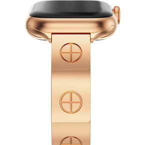 حزام معدني من NewWays متوافق مع سوار ساعة Apple 38 مم 40 مم 41 مم 42 مم 44 مم 45 مم 46 مم 49 مم لسلسلة iWatch 10 9 8 7 6 5 4 3 2 1 SE Ultra Women Dressy Love سوار معصم in Kuwait