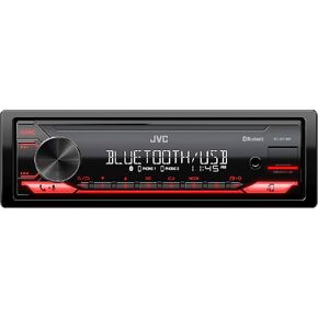 JVC KD-X270BT Bluetooth Car Stereo w/USB Port – AM/FM Radio, MP3 Player, High Contrast LCD, 50 Watts, Detachable Face Plate – Single DIN – 13-Band EQ