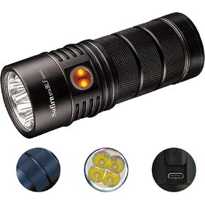 sofirn Rechargeable Flashlight EDC, SP36 BLF Ultra Bright Flash Light 5600 Lumen, Anduril 2.0 UI, IPX8 Waterproof, Compact LED Flashlight for Camping Hiking Boating Searching Power Outages in Kuwait