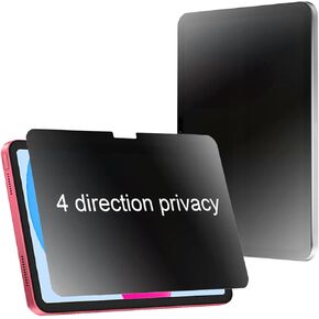 360 Degree Matte Privacy Screen Protector for iPad 2022 Anti-Glare Anti-Spy 4 Sides Anti-Peeping Soft Film for iPad 10th 10.9 inch