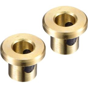Kozelo 2pcs Flange Sleeve Bearings -[ 16mm x 20mm x 15mm ] Self-Lubricating Bushing for Equipment Use | 26mm Flange Dia, 3mm Flange Thickness, Brass