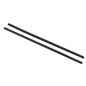 Laptop Bottom Case Nonskid Silicone Bumper Rubber Foot Strips Replacement for DELL XPS 9370 9380 7390 9305 Laptop Rubber Feet Strips Black (One Thick and one Thin)