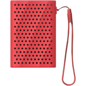 Silicone Protective Case Mobile Hard Disk Storage case Compatible with Samsung T9 SSD Hard Drive (Red)