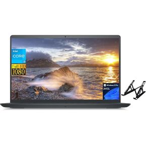 Dell 2024 Newest Inspiron 15 Laptop for Business, 15.6" FHD Display, i3-1215U(6 cores), 16GB RAM, 512GB SSD, Intel UHD Graphics, Wi-Fi 6, Bluetooth, Anti-Glare, Windows 11 Pro, with Laptop Stand