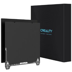 لوحة بناء K1 الرسمية من Creality سطح أملس 235x235 مم PEI لوحة سرير مغناطيسية مرنة قابلة للإزالة التصاق ممتاز لـ Ender 3 S1، Ender 3 S1 Pro، Ender 5 S1، Ender 3 V3 SE/KE، CR-10 SE