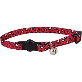 طوق Aspen Pet Breakaway الأنيق، مقاس 3/8 بوصة × 8-12 بوصة، لون أحمر الفهد الفرعي in Kuwait