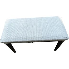 Waterproof Dining Bench Cover Protector - Perfect For Kids, Elderly, Restaurants, Dental Clinics, Party, Home - Machine Washable, Stretchy, Snugly Fit, Clean the Mess Easily (49x17, Black) in Saudi Arabia