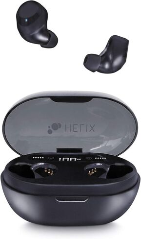 سماعات أذن Helix True Wireless Ultra Sport، سماعات أذن بلوتوث 5.0، صوت عالي الدقة، قفل آمن، مقاومة للماء IPX4، إقران تلقائي، تمرين، رياضة (مقاومة للماء/العرق) in Saudi Arabia