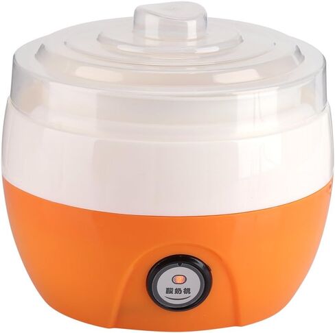 Electronic Yogurt Maker, Automatic Yogurt Maker Machine 1L Yoghurt DIY Tool Plastic Container for Home Use(Orange) in Saudi Arabia