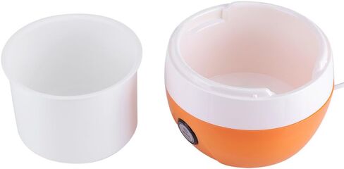Electronic Yogurt Maker, Automatic Yogurt Maker Machine 1L Yoghurt DIY Tool Plastic Container for Home Use(Orange) in Saudi Arabia