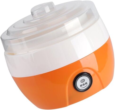 Electronic Yogurt Maker, Automatic Yogurt Maker Machine 1L Yoghurt DIY Tool Plastic Container for Home Use(Orange) in Saudi Arabia
