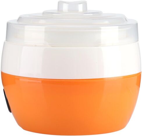 Electronic Yogurt Maker, Automatic Yogurt Maker Machine 1L Yoghurt DIY Tool Plastic Container for Home Use(Orange) in Saudi Arabia