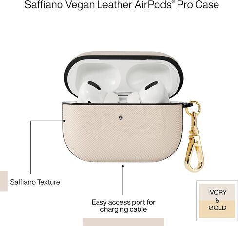 حافظة آن كلاين سافيانو من الجلد النباتي لسماعات AirPods Pro in Saudi Arabia
