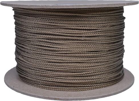 BORED? PARACORD! Nylon Micro Cord - 125 or 1000 Foot Spool Options - 70+ Colors and Patterns - 1.18mm Cord in Kuwait