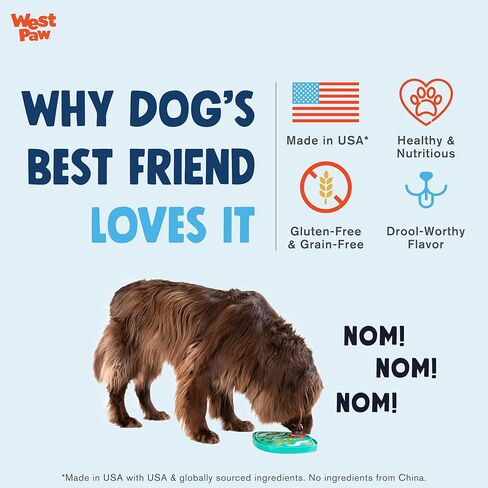 WEST PAW Creamy Dog Treat Peanut Butter, Kelp & Spirulina in Kuwait