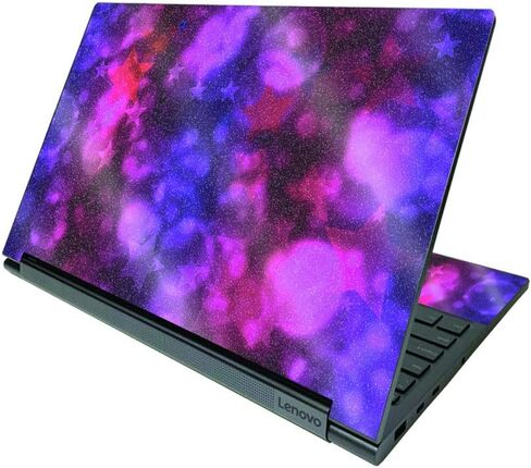MightySkins Glossy Glitter Skin Compatible with Lenovo Yoga C940 15" (2020) - VSCO Girl | Protective, Durable High-Gloss Glitter Finish | Easy to Apply, Remove, and Change Styles | Made in The USA in Saudi Arabia