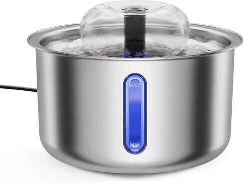 101oz/3L Pet Fountain, Automatic Cat Water Fountain Dog Water Dispenser with Replacement Filters for Cats, Dogs, Multiple Pets (ABS Plastic) in Saudi Arabia