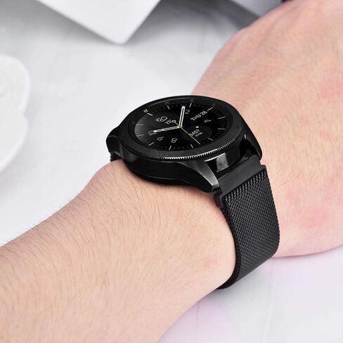 حزام KOREDA متوافق مع ساعة Samsung Galaxy Watch 5 40 مم 44 مم/Pro 45 مم وساعة Galaxy Watch 4 40 مم 44 مم/كلاسيكية 42 مم 46 مم/ساعة Galaxy Watch 3 41 مم/Active 2 40 مم 44 مم، حزام شبكي من الفولاذ المقاوم للصدأ 20 مم لساعة Galaxy 42 مم in Saudi Arabia